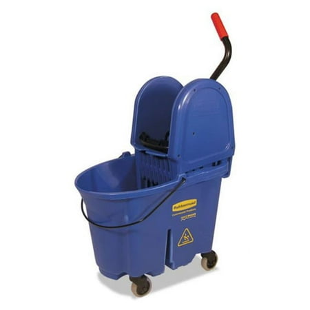 Rubbermaid Commercial Products 757888BLU WaveBrake Bucket And Wringer - Blue