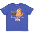 thumbnail image 3 of Inktastic Bring Back the 90s Cool Orange Cat Youth T-Shirt, 3 of 5