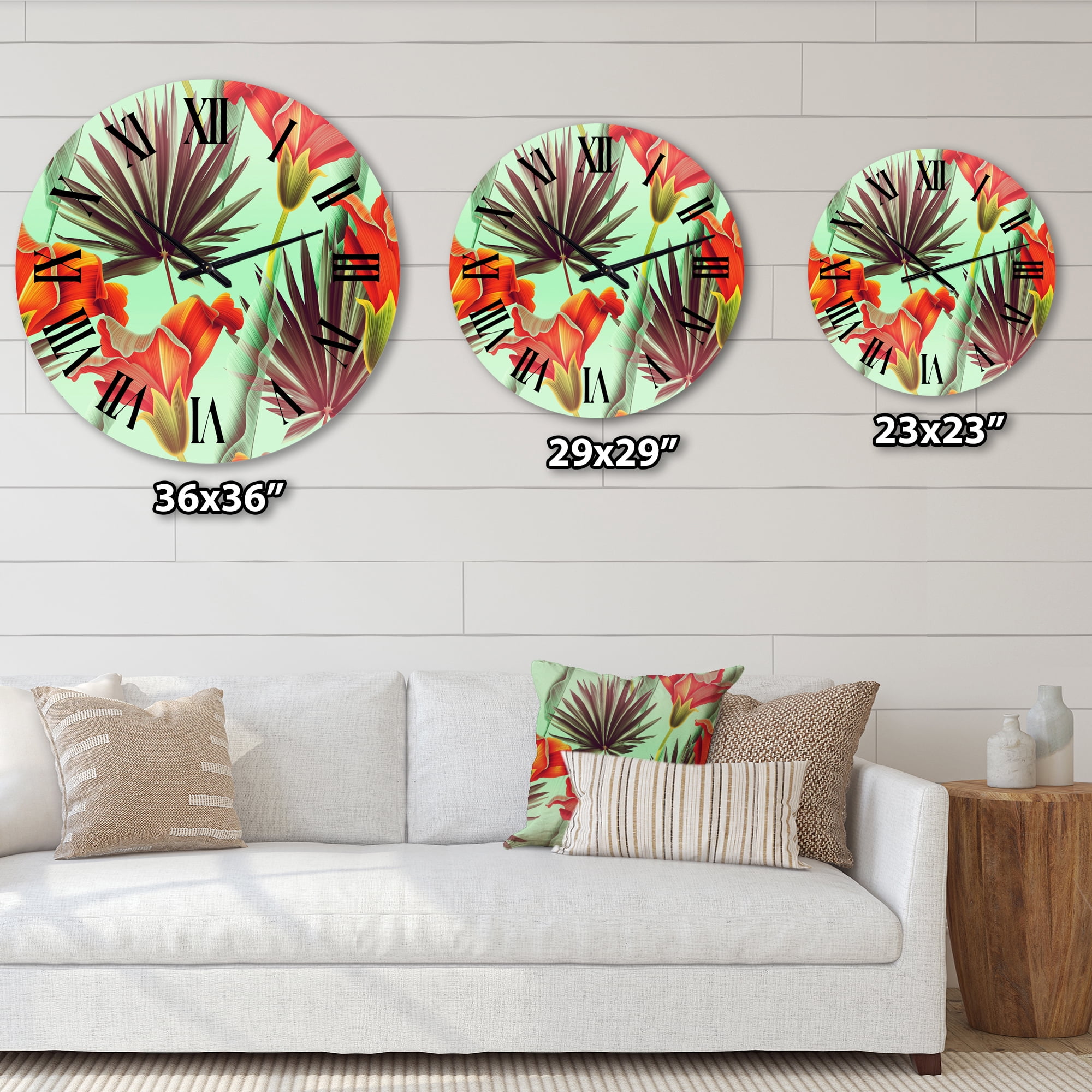 Designart 1 in Traditional Wall Clock