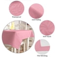 thumbnail image 6 of Pink Tablecloth Square Table Cloth 60x60 , Waterproof Tablecloth Outdoor Table Cloth, Pure Pink Washable Table Cover for Kitchen Dining Party, 6 of 8