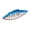 Chrome Blue W/Black Stripes, variant on Bill Lewis Mini-Trap Hard Bait, Classic Fire Tiger