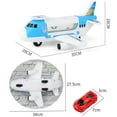 thumbnail image 6 of Toys for Kids 3-6 Years Airplane Toys,Transport Cargo Airplane with 4 Car 1 Helicopter for Boys Girls, 6 of 10