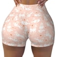 thumbnail image 2 of Haiem Cute Poodle Dog No Front Seam Biker Shorts for Women Yoga Workout Gym Bike Shorts with Tummy Control Moisture-Wicking-XX-Large, 2 of 9