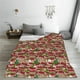 thumbnail image 5 of Balery Red Houses Manta de Felpa Suave y Acogedora – Cobija de Franela Aterciopelada para Cama, Lavable y Cálida para Sofá, Mascotas, Transpirable-80"x60", 5 of 7