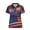 US Flag Fireworks Pattern, variant on FUIALDOLG Purple Gold Marble Sport Shirt, Breathable Moisture Wicking Fashion Polo Shirts for Golf Tennis Hiking Elastic