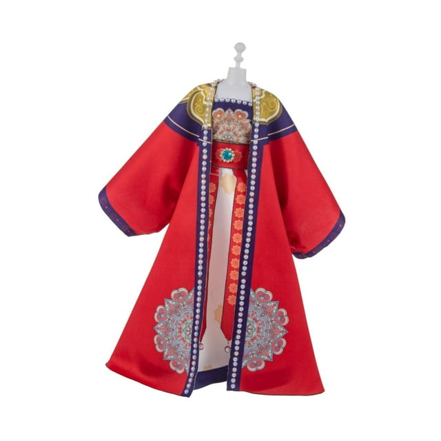 Vestimenta de ropa de muñeca antigua tradicional china vestida de vestir elegante ropa de muñeca de vestir para el arte chino para arte de bricolaje Estilo C5