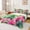 Leaf 02, variant on Erosebridal Groovy Flower Bed Sheets for Girl, Boho Butterfly King Sheets, 4 Pieces