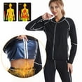 thumbnail image 4 of Long Sleeve Shirts For Women Sauna Jacket Slimming Sweat Sauna Suit Sauna Shirt Workout Tops Body Shaper Womens Long Sleeve Tops, 4 of 7