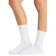 thumbnail image 4 of Cherokee EZComfort Men & Women 1 Pair Diabetic Crew Socks, S, White, 4 of 4