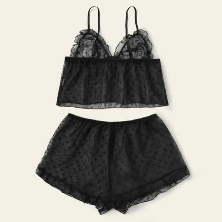 

Yubatuo Lingerie for Women Sexy Lingerie Lace Embroidery G-String Thong Underwear Sleepwear