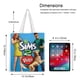 thumbnail image 5 of The Sims Bolso de tela con estampado de lienzo para mujer, bolsa de compras reutilizable y estética, con cremallera interior, regalo para mujer, 35 × 40 cm., 5 of 6