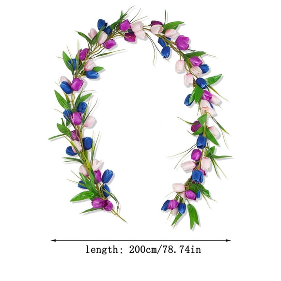 Big Savings! Simulation Rattan Garland, Spring Wedding and Home Decoration, Outdoor Door Hanging Garland, Artificial Rattan for Holiday and Seasonal Decor