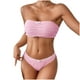 thumbnail image 1 of Trajes de Baño para Mujeres Sexy Tubo de Color Sólido Correa Superior Bikini, Traje de Baño Dividido para la Playa Y la Piscina, 1 of 9