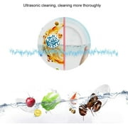 Ultrasonic Dishwasher in Sink, Portable Kitchen Helper Multifunctional Household Ultrasonic Dish Washing USB Machine Cleaner Kitchen Equipment (Green)