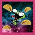 thumbnail image 3 of Invader ZIM - GIR Loves Tacos in Space - Toddler And Youth Girls Short Sleeve Graphic T-Shirt, 3 of 5