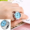 thumbnail image 4 of 8 Colores Moda Mujeres Hombres Reloj de Anillo Analógico de Cuarzo Único Conveniente Adecuado Casual Citas Fiesta Uso Diario Mano de Obra Exquisita Aspecto Elegante, 4 of 7