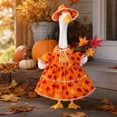 thumbnail image 5 of AZXY Fall Porch Goose Outfit, Fits 23" Rustic Goose Clothes Dress, Goose Clothing & Goose Cloth for Cement Plastic Lawn Goose Statue, Thanksgiving Harvest Outdoor Decor for Yard Lawn Patio Garden, 5 of 7