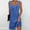 Blue, variant on Sakmal Midi Spring Dresses for Women 2025 Tank Elegant Blue Shift Dress Sleeveless Dresses for Women