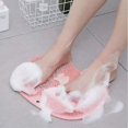 thumbnail image 3 of Silicone Shower Foot Scrubber Back Brush Massager, 3 of 3