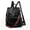 Black, variant on JUYGO School Starts Season Leather Backpack for Women Large Designer Travel Ladies Satchel Handbag Convertible College Daypack Shoulder Bags