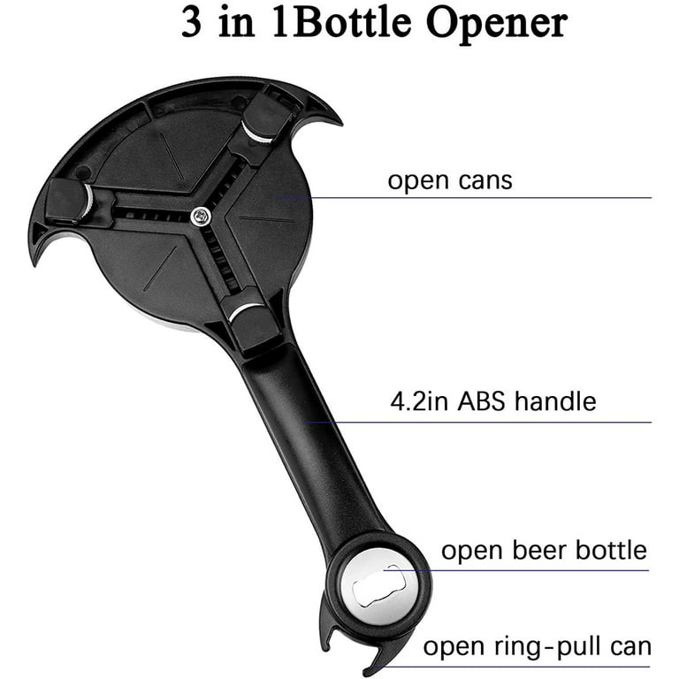 Jar Opener, Ideal Bottle Opener, Effortless to Unscrew Any-Sized Lid, Lids  Opene