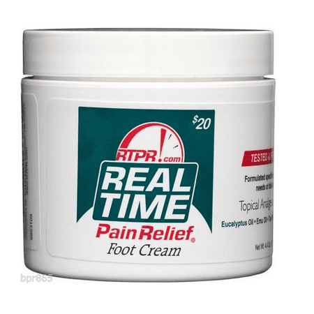 Real Time Pain Relief Crème Pieds pot 4,4 oz