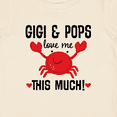 thumbnail image 4 of Inktastic Gigi and Pops Love Me Grandchild Boys or Girls Baby T-Shirt, 4 of 5