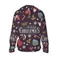 thumbnail image 3 of Haiem Merry Christmas UPF 50+ Fishing Shirts for Men Long Sleeve UV Sun Protection Hoodie Non-Mask Outdoor Hiking Shirts, 3 of 9