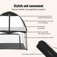 thumbnail image 5 of Dream On Me Ziggy Square Playpen with Canopy, Black and White, (Model # 4434-BW), 5 of 7