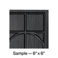 thumbnail image 1 of FASÄDE Crescent Decorative Vinyl Backsplash Panel in Brushed Onyx (6X6 Inch Sample), 1 of 6