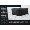 thumbnail image 5 of Journeyer - 18 Cubic Feet Weatherproof Rooftop Cargo Carrier for Top of Vehicle, Attaches With or Without Roof Rack, 5 of 9