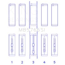 King GM LS1/2/4/6 (Housing Bore .010) (Size STD) Main Bearing Set Fits select: 1999-2019 CHEVROLET SILVERADO, 2000-2014 CHEVROLET TAHOE