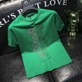 thumbnail image 1 of Violent Bear Half Hot Diamond Camiseta Hombres Algodón Puro Manga Corta ins Fashion Boys Toppangjing, 1 of 4