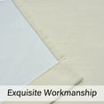 thumbnail image 5 of Top Finel Grommet Top Blackout Curtains, Cream, 52" x 96", 2 Panels, 5 of 16