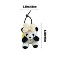 thumbnail image 3 of Vikakiooze Cute Pet Bow Bear Doll Keychain Cute Sweet School Bag Bicycle Pendant School Bag Pendant Car Decoration And Gift Choice, 3 of 7