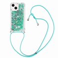 thumbnail image 1 of Funda FOXDOCK para iPhone 13 con Cuerda Ajustable, Brillo Líquido, Protección Antigolpes y Lente – Ideal para Regalo, 1 of 6