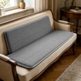 thumbnail image 4 of Taicans Sofa Seat Cushion,Soft Short Plush Couch Pad 39.3"x11.8" Non-Slip Gray Furniture Protector for Living Room, 4 of 6
