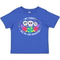 thumbnail image 3 of Inktastic My 1st DÃ­a De Los Muertos with Sugar Skulls and Flowers Boys or Girls Baby T-Shirt, 3 of 5