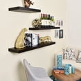 thumbnail image 2 of WELLAND 48 Inch Grande Floating Shelves Wall Mounted Display Shelf, 48"L x 11.81"D x 4"T, Espresso, 2 of 5