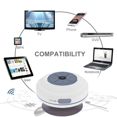 thumbnail image 4 of Waterproof Bluetooth Shower Speaker with FM Radio, TF Card Reader, and Built-in Controls, 4 of 5