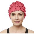 thumbnail image 2 of Bonnet de Bain à Pétale Floral pour Femmes – Style Rétro Vintage Bonnet de Bain pour Cheveux Longs et Courts, 2 of 3
