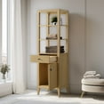 thumbnail image 3 of Vanity Art 21" Freestanding Linen Cabinet with Soft Close Door and Drawer, 3 of 6