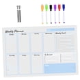 thumbnail image 3 of unbranded  Acrylic Dry Erase Board for Desk Tabletop Whiteboard Cubicle Office, 3 of 7