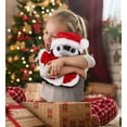 thumbnail image 5 of DolliBu Santa Grey Penguin Stuffed Animal Plush Toy - Super Soft Animal Plush Dress Up with Red Santa Claus Outfit, Cute Wildlife Holiday Christmas Gift - 9 Inch, 5 of 6