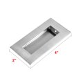 thumbnail image 3 of Unique Bargains 4-"x2-" Recessed Sliding Door Handle Flush Pull 201 Stainless Steel, 3 of 6