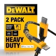 thumbnail image 1 of Cable Lightning a USB DEWALT, trenzado reforzado, 1,8 m, 1 of 7