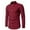 Wine, variant on JURANMO Mens Long Sleeve Solid Color Shirts Slim Fit Lapel Button Down Shirts Business Casual Shirt 2024 Fall Dressy Shirts Lightning Deals White XL