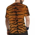 thumbnail image 4 of Tiger Print Running T-Shirt Summer Animal Skin Pattern Streetwear T Shirts Novelty Tshirt, 4 of 5