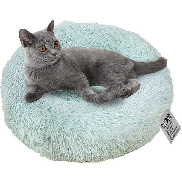 Dog Bed Donut Soft Plush Round Pet Bed For Deep Sleep Of Dogs Cats Walmart.ca