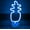 Blue, variant on LINLIN Neon Sign, Pineapple Neon Sign LED Neon Light Night Lamp USB Battery Powered Led Neon Light Sign Bedroom Wall Decor
